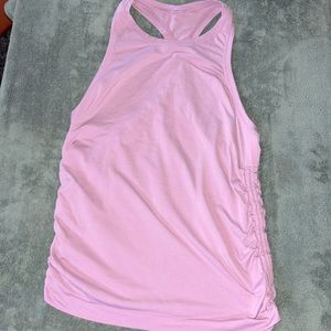 Lululemon High Neck Swiftly Tech Tank w/ Ruched sides